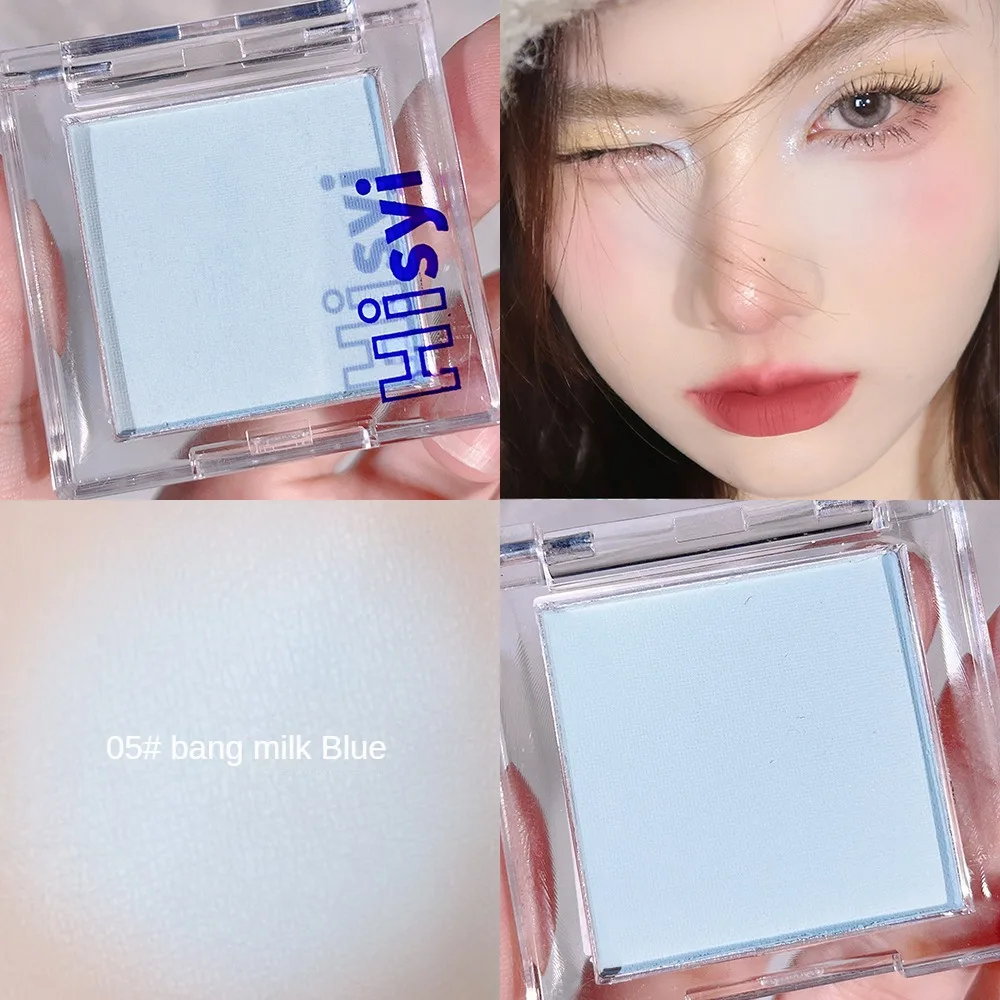 Monochrome Blush 1/2Pcs Monochrome Matte Powder Blusher Natural Cheek Facial Rouge Lasting Color Rendering Enhance Skin Color