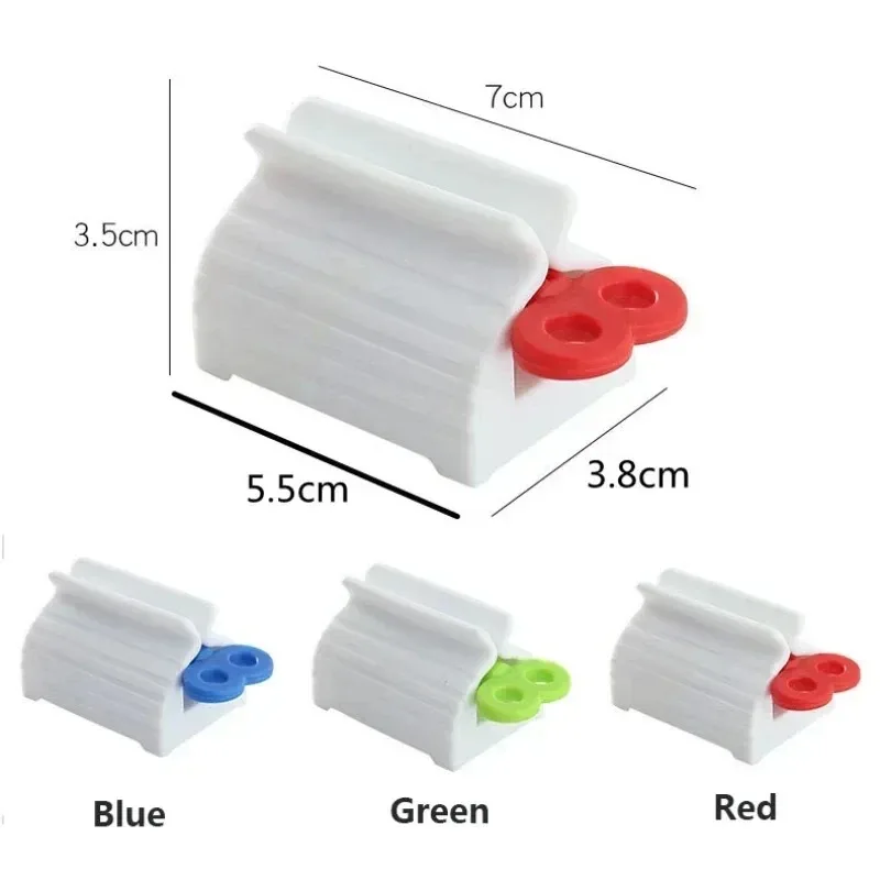 Home Toothpaste Dispenser Squeezer Bathroom Accessories Toothpaste Holder Organizer Hair Dye Cosmetic Creative Squeezer No Waste