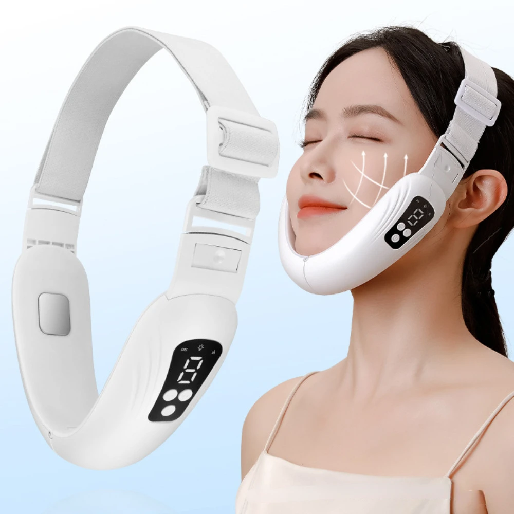 EMS Electric Facial Massager Face Slimming Machine V Line Shaper Chin Cheek Lifting Firming Equipment Beauty Tools facial massager,facial massage instrument,beauty instrument