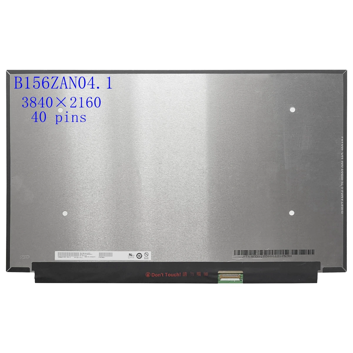 

Original 15.6'' B156ZAN04.1 Laptop LCD LED Screen Display Panel Matrix IPS 4K UHD 3840*1260 Edp 40pins