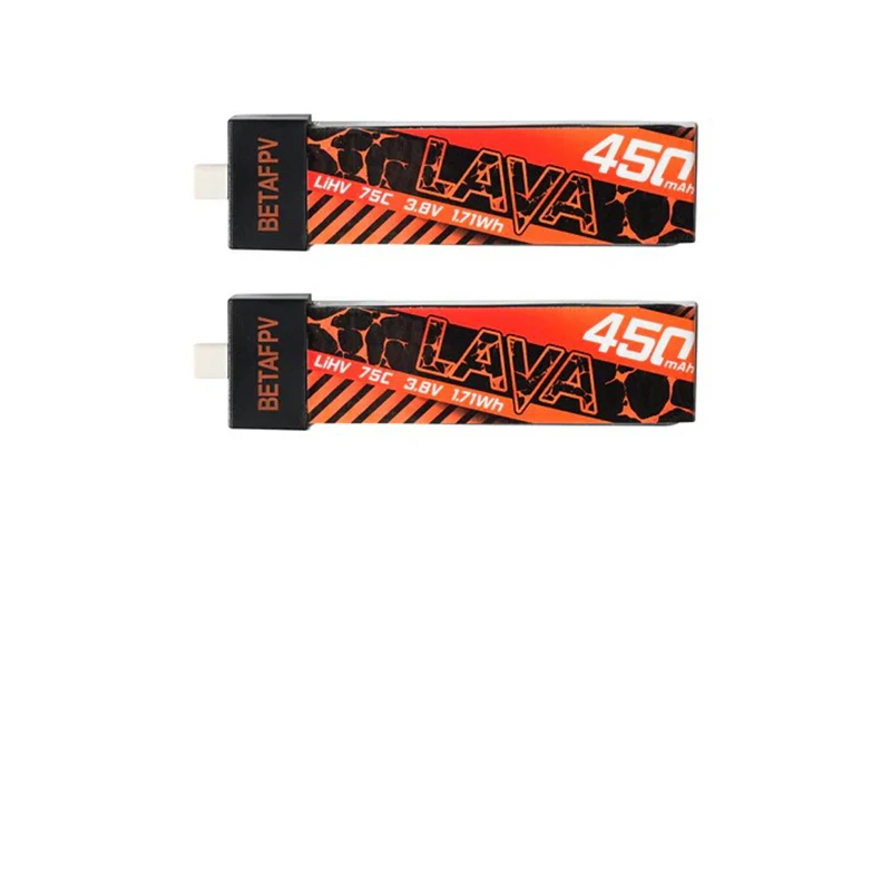 2PCS 450mAh 1S 75C