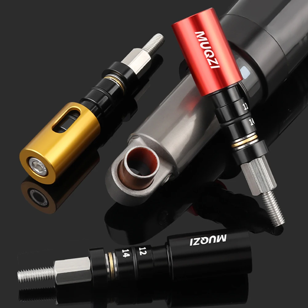 MTB Rear Shock Absorber Bushing Tool with 2 Adapters Bike Removal Installation Shock Absorbers MTB Bike Rear Shock Repair Tool