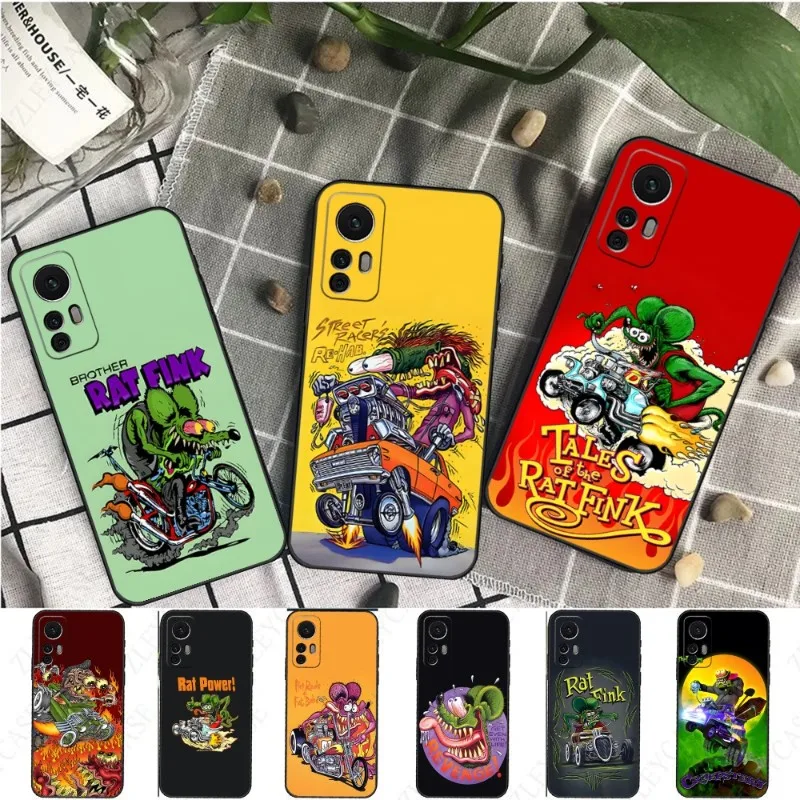 Tales Of The Rat Fink Art Custodia Per Telefono Per Xiaomi 8 9 11 9T 12 13 11T 11X 9Se 11I Lite Ultra Note10 Poco F3 M4 M3 X4 Gt Pro Cover