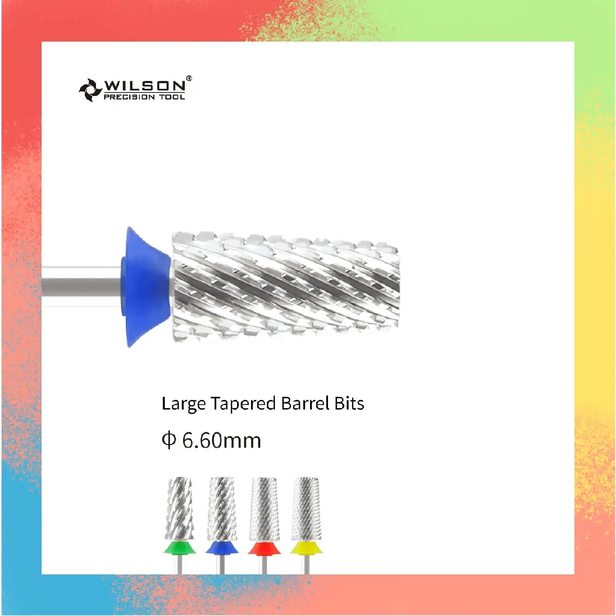 

WILSON Large Tapered Barrel Bits-Tools/Nails/Manicure/Nail Accessories/Drill Bits