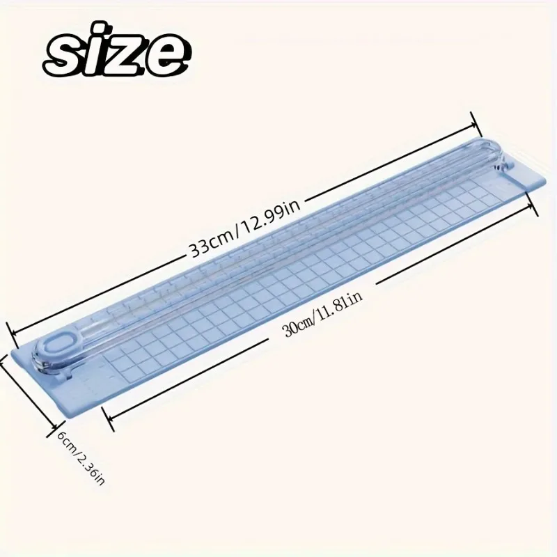 Portable A3/A4 Paper Cutter Asy To Cut Paper Back-to-school Season Gift Scissors Suitable for School Home and Office - 2