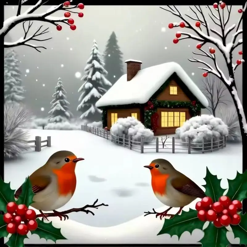 Cartoon Snowman Diamond Painting Kit 12