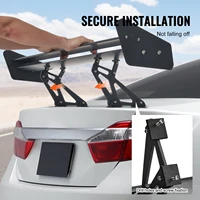 53.1 Inch Double Deck Universal Wing Spoiler – Matte Black - Image 6