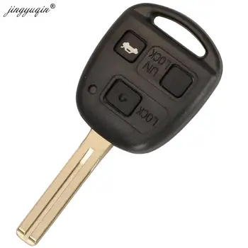 Keyforkess per Lexus Fob P/N: 50171 ASK 433MHz 4D68 Chip telecomando testa chiave auto 3 pulsanti TOY48 sostituzione lama non tagliata - Jingyuqin per Lexus Fob P N 50171 ASK 433MHz 4D68 Chip telecomando testa chiave auto