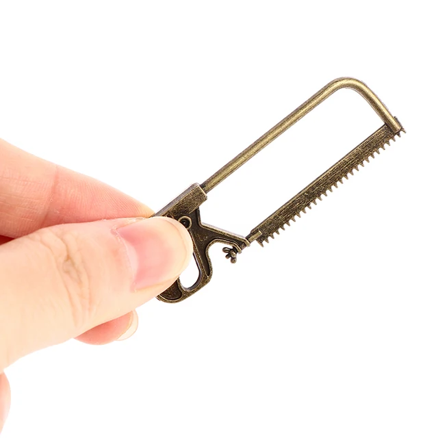 Mini Saw Outdoor Gardening Scene Simulation Tool For Doll House Decoration 1/12 Dollhouse Miniature Accessories 4