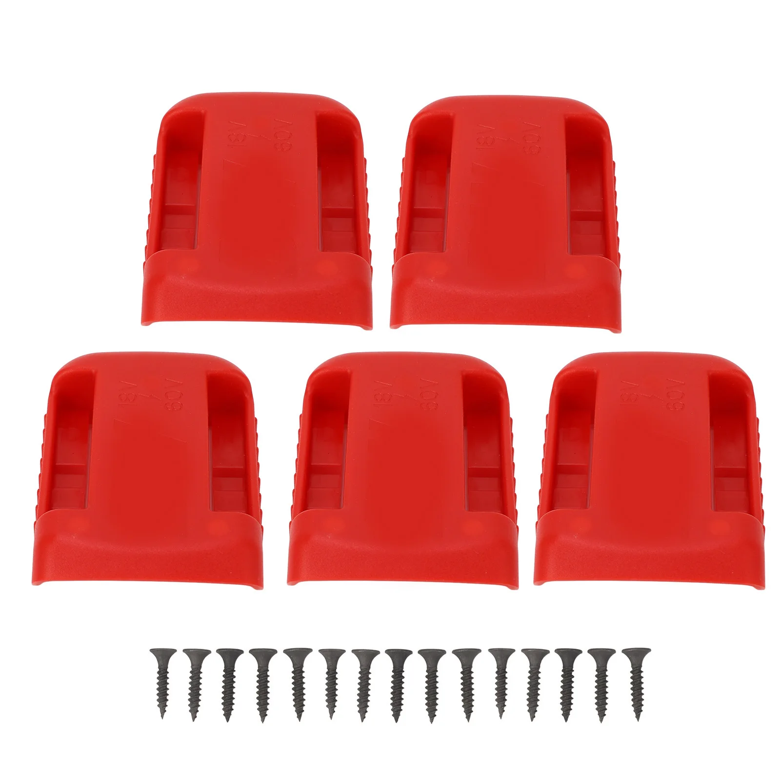 Battery Mount ABS Fine Workmanship Standard Size Strong Support 5 Set Lithium Battery Mount Holder Multi Use for DCB140