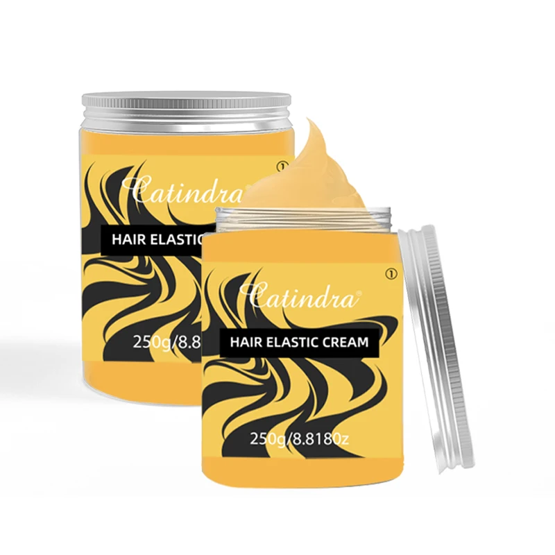 Hair Elasticity Cream Moisturizing Anti Curling Elastic Styling Enhancement Used for Curling Styling Hair Conditioner