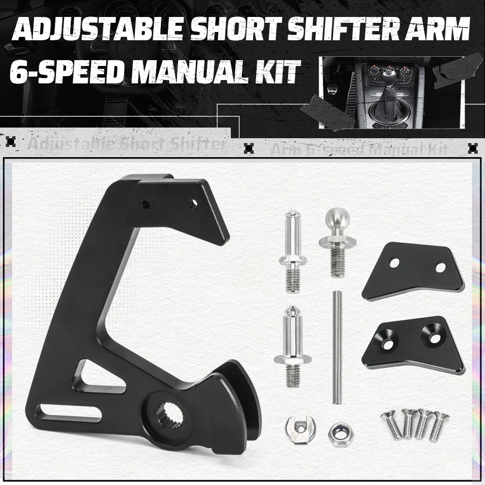 Adjustable Short Shifter Arm 6-speed Manual Kit for Audi A3 S3 8V 8P for Audi TT 8J 8N 8S VW Golf SEAT Leon Gear Shifter