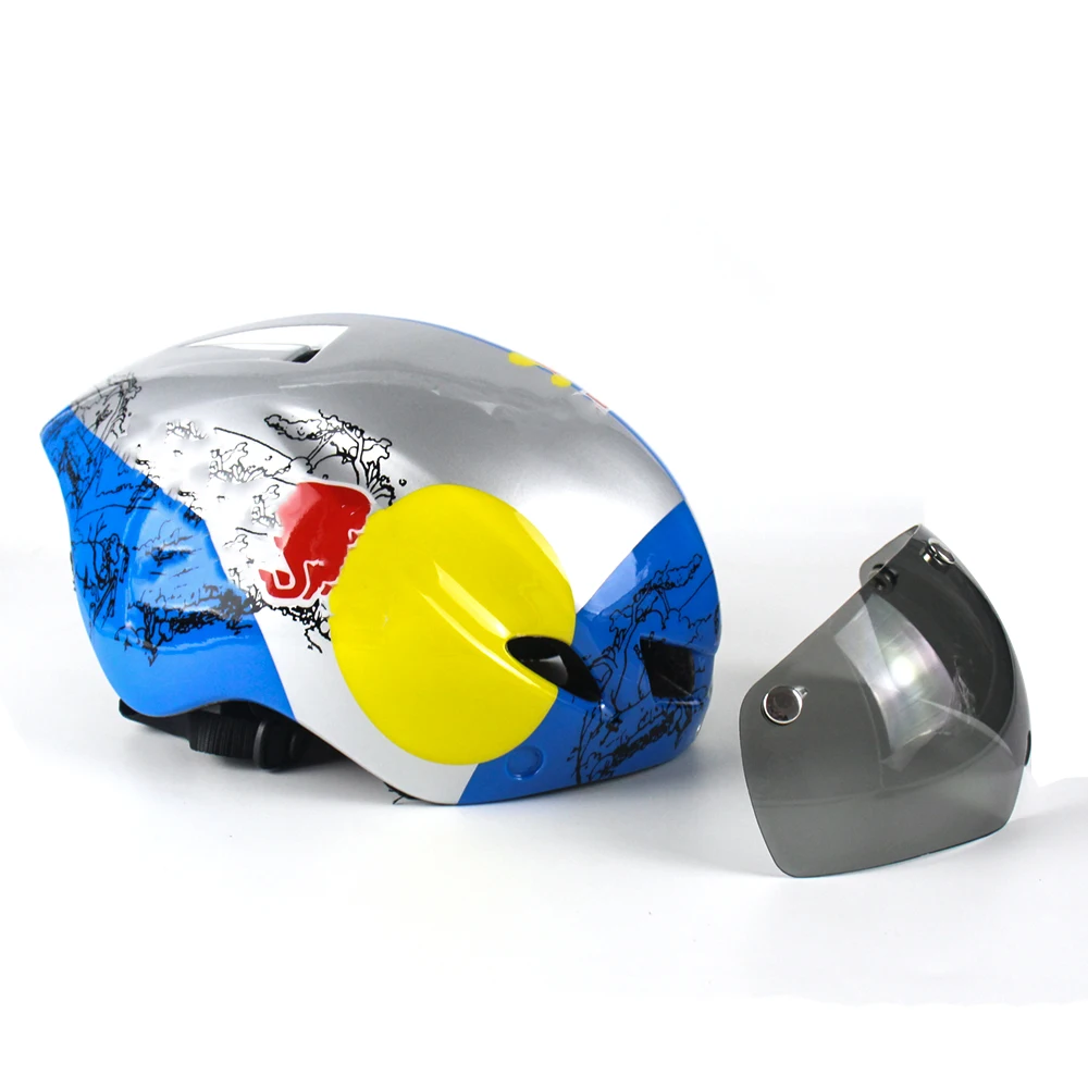 Casque De Vélo Aéro Triathlon – EPS+PC – Course Sur Route (Neuf)