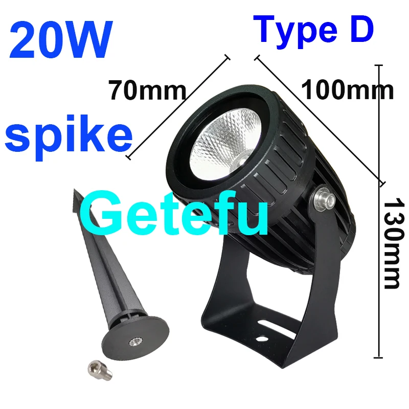 ตัวเลือกสินค้า ไฟส่องสนาม LED กันน้ำ IP65 7-20W กลางแจ้ง