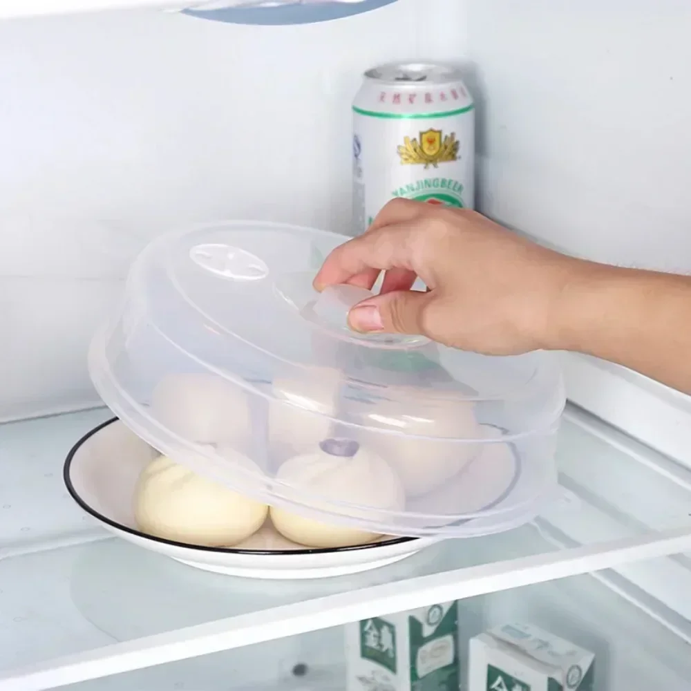 Microwave Food Cover Microwave Dust Cover Microwave Dish Cover Refrigerator Fresh-Keeping Dish Cover Anti Splatter Sealing Lid Cold & Heat Resistant Kitchen Tools