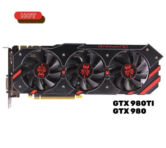 Gainward Gtx 980 4Gb Gtx 980 Ti 6Gb Gaming Gpu Schede Video 384Bit Nvidia Geforce Scheda Grafica Desktop Pc Computer Game Vga
