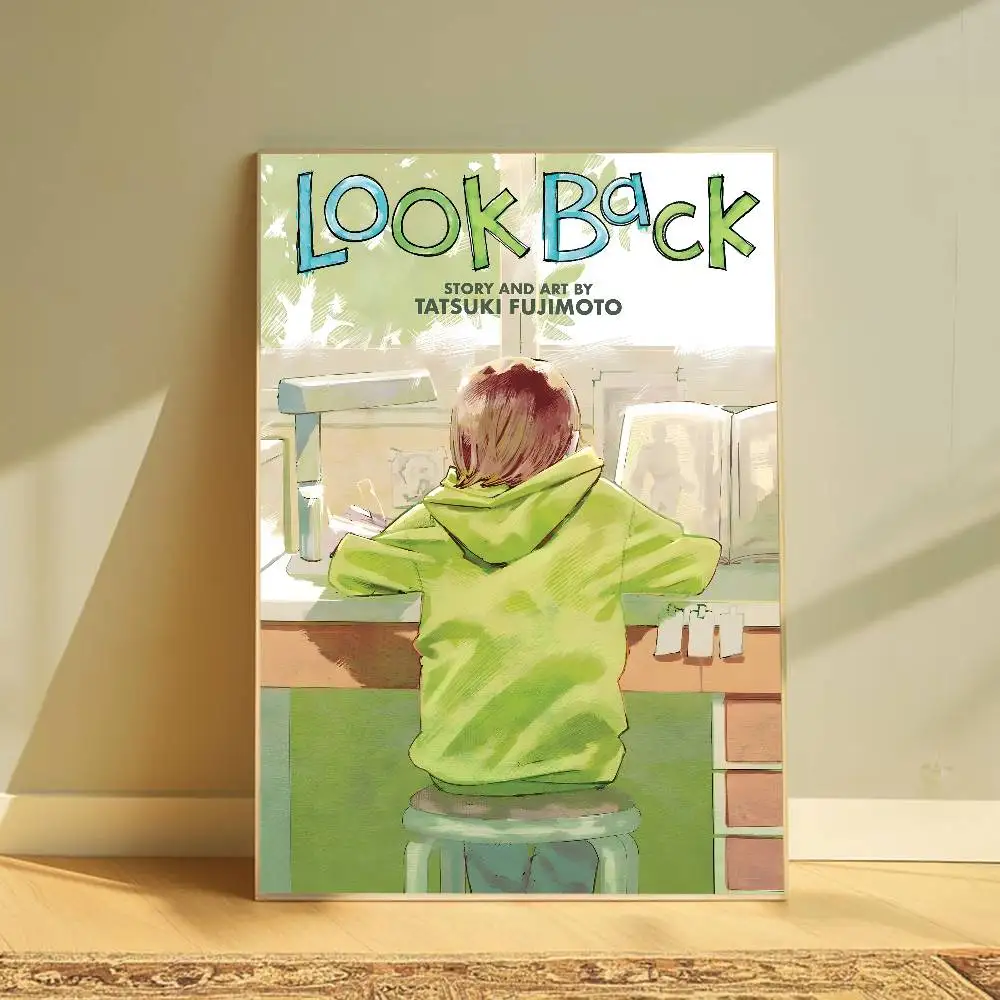 Anime Look Back Poster HD Home Decor Klebrige Wand Wasserdicht Home Wohnzimmer Bar Ästhetisches Dekor – Detail 9