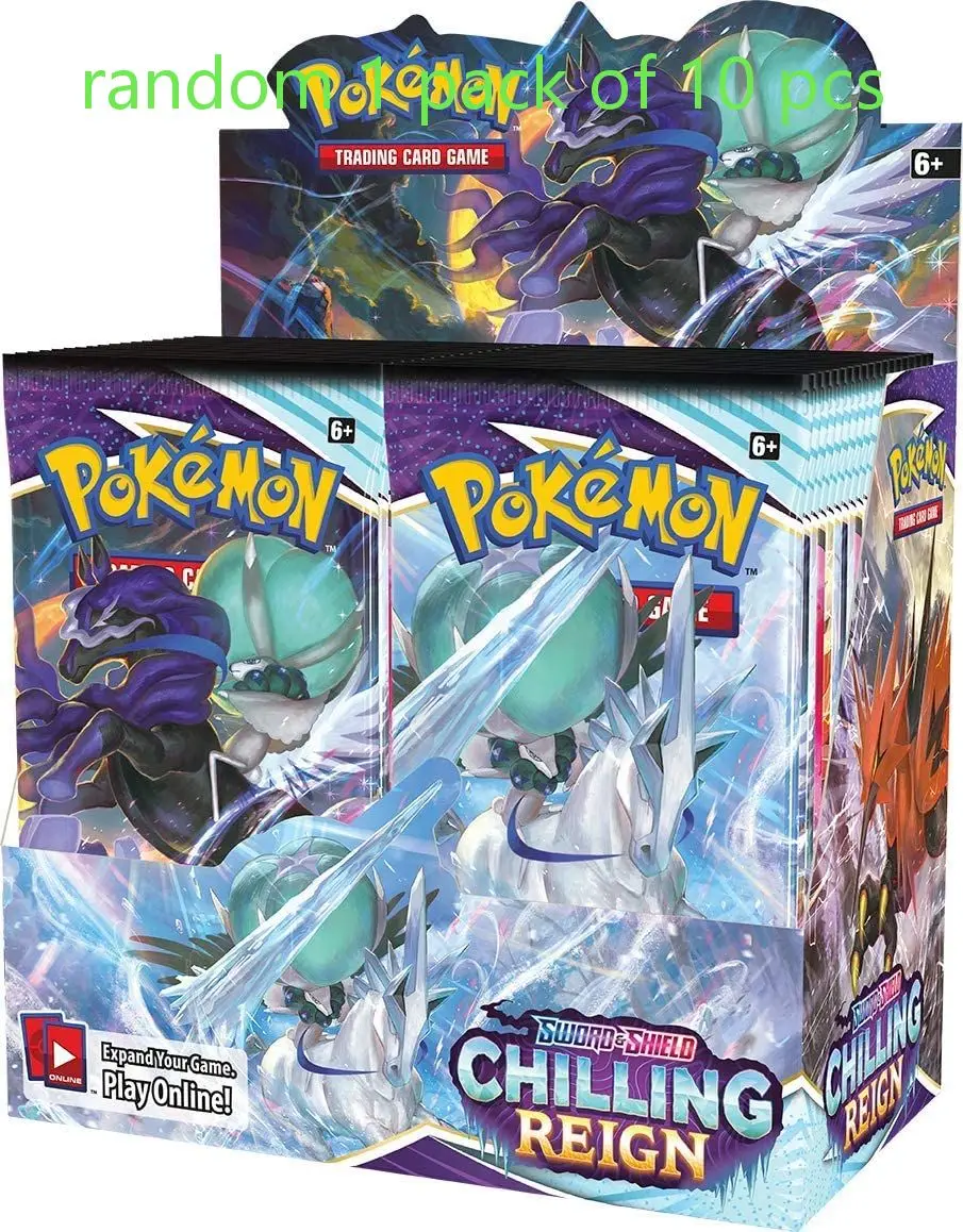 인기 10 개 포켓몬 카드 상자 TCG: 태양 & 달 메가 에너지 빛나는 포켓몬 카드, 게임 트레이딩 컬렉션 카드