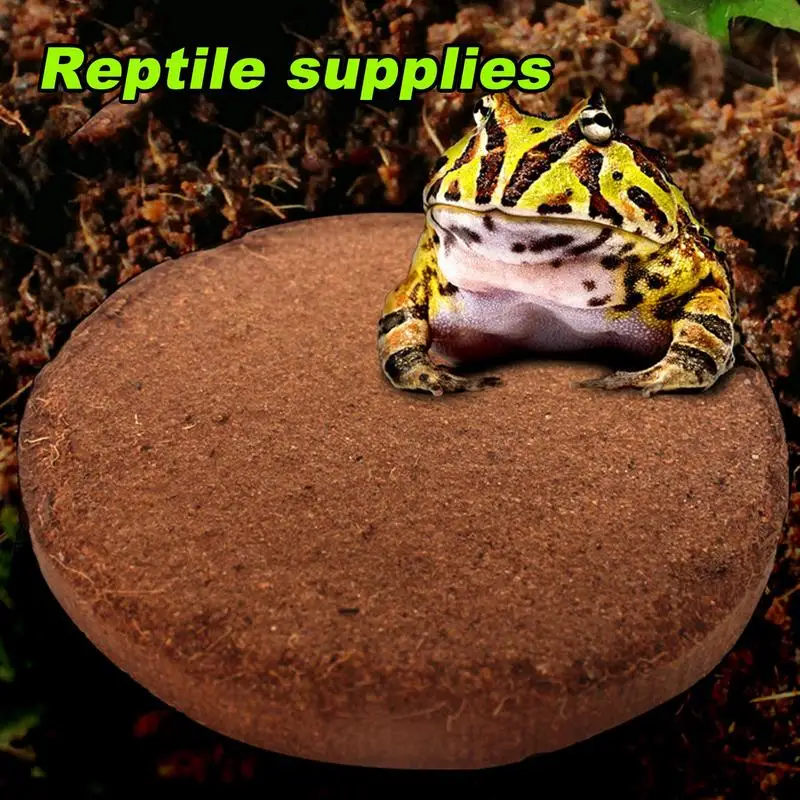 Reptile Coconut Soil Coir Pressed Coconut Fiber Substrate Lizard Tortoise Bedding Soil Mat for Pets