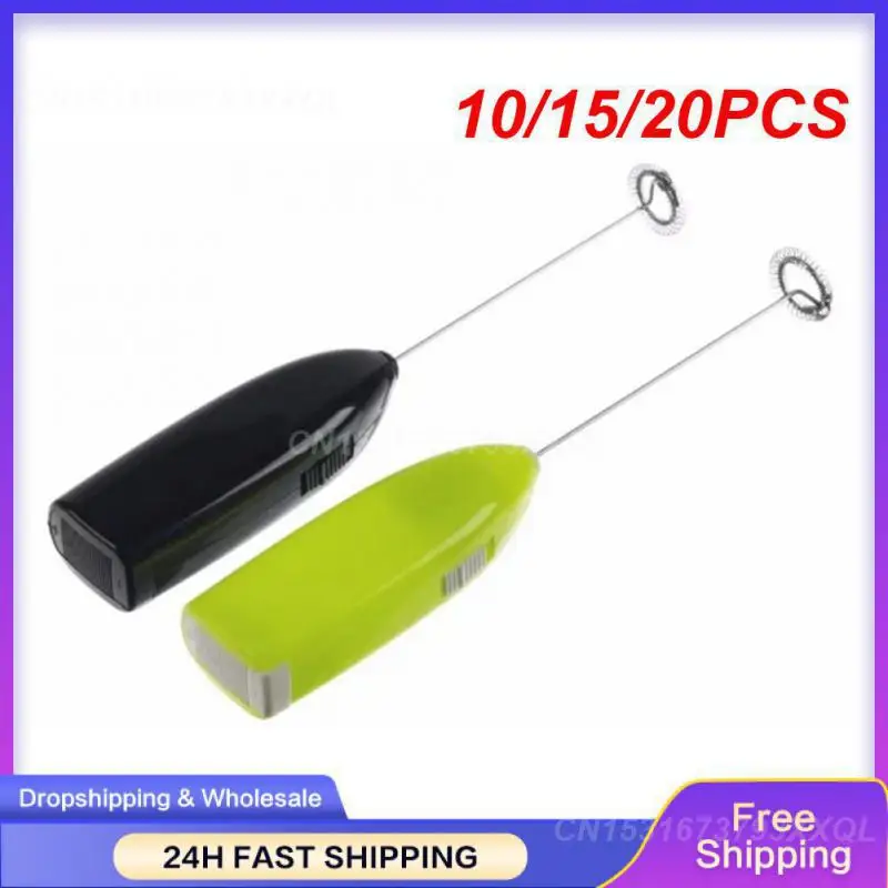 

10/15/20 шт. креативный Электрический Миксер с венчиком, компактный ручной миксер для яиц из нержавеющей стали с лезвиями из нержавеющей стали