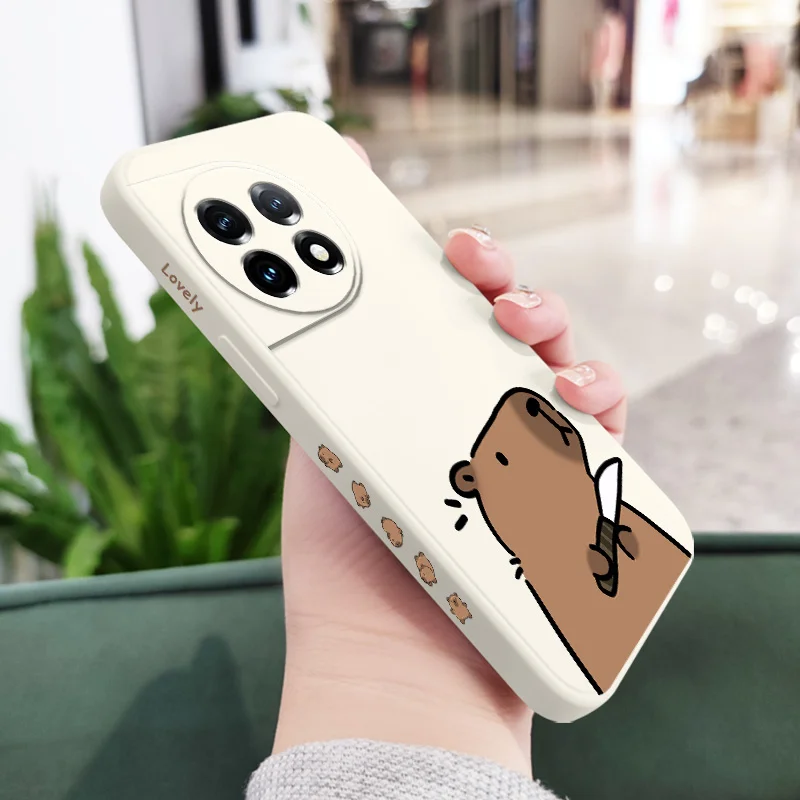 Clever Capybara Liquid Silicone Phone Case
