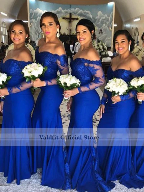 Light Blue Bridesmaid Dresses, Simple Fashion Bridesmaid Dresses –  ClaireBridal