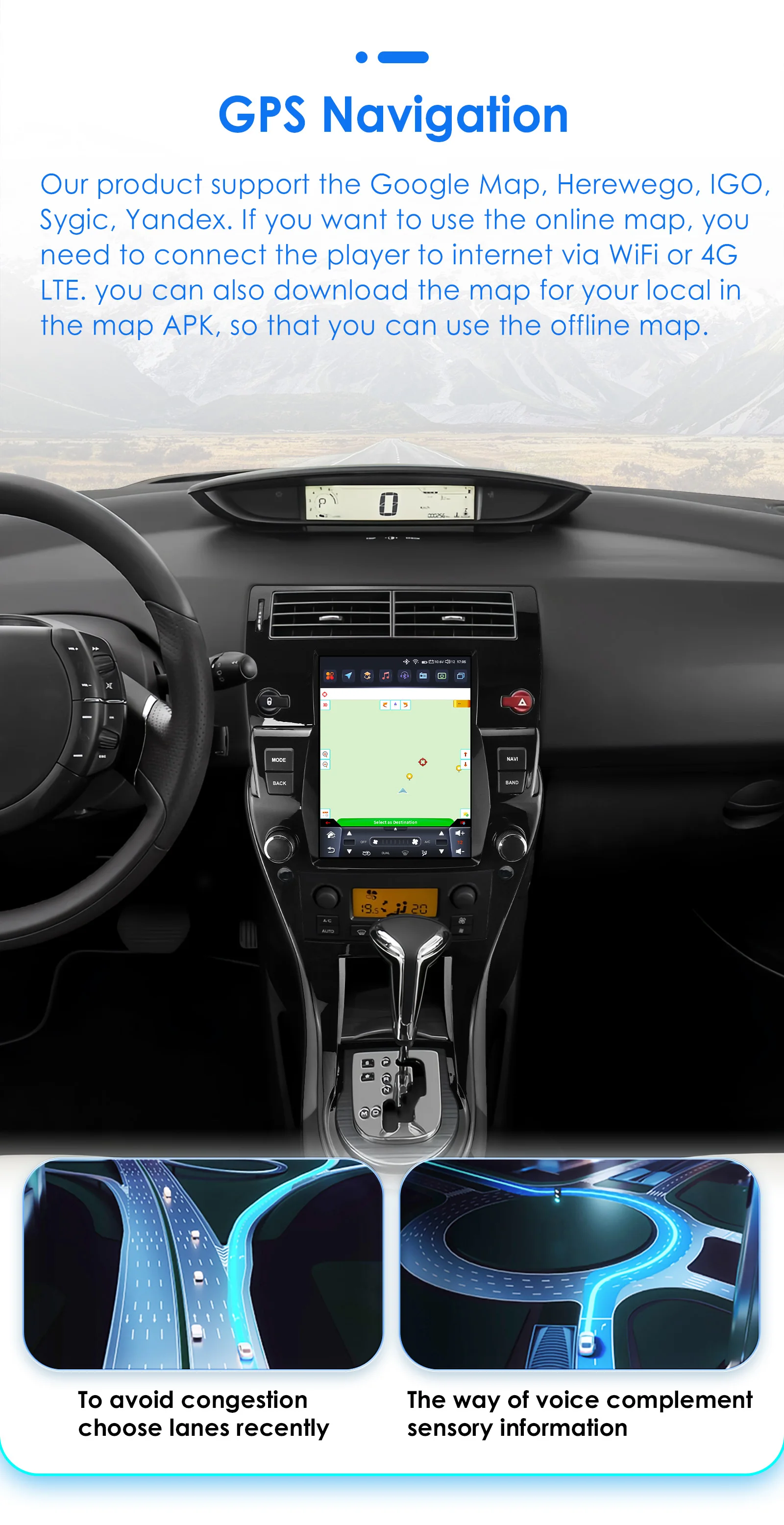 9,7 "Carplay Android Autoradio Für Citroen C4/C-Quatre/C-Triomphe 2004-2012 multimedia-player Auto Auto radio GPS Stereo 4G Bildschirm – Detail 28