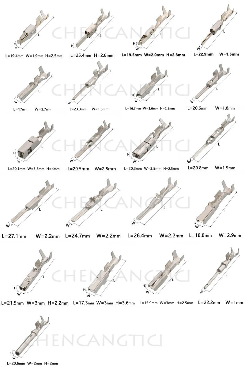 1/1.5/1.8/2.2/2.8/3.5mm Male Female Auto Crimping Wire Terminal Box With Pin Removal Tool For VW Tyco AMP Boschs FCI Deutsch terminal connector