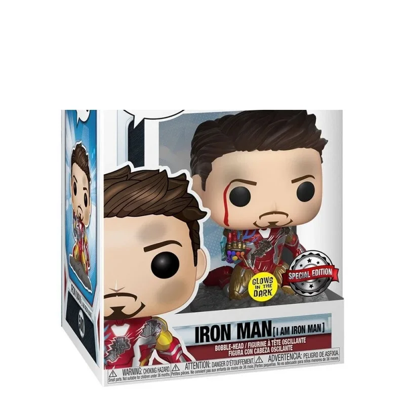 thumbnail image 4 of Funko Marvels Iron Man 580# Tony Stark Morgan Stark 2# 338# 226# 529# Figuras de acción de juguete Edición limitada Muñeca de vinilo Juguetes modelo, 4 of 5