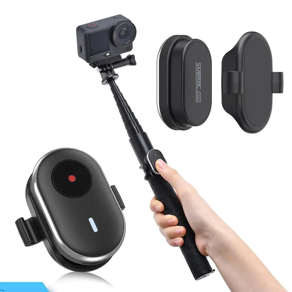 BT Remote Control Waterproof BT Camera Controller Wireless Remote Control for Insta360 GO Ultra/GoPro/DJI Action Cameras