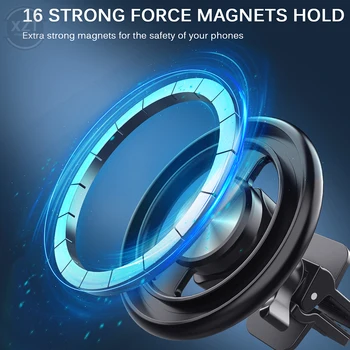MagSafe Autohalterung: Neue magnetische Handyhalterung für universelle Air Vent Befestigung, GPS-Halterung für iPhone 14/13/12ProMax