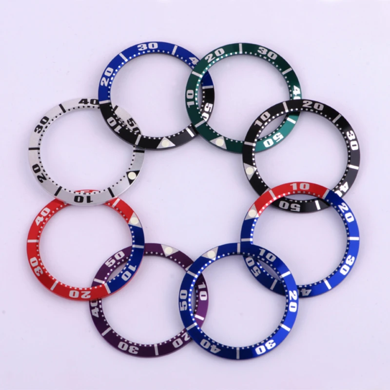 

Small MM 40mm Watch Bezel Insert SBDC001 SZSC Aluminum Watch Inserts Ring SBDC003 Green Luminous Watch Ring