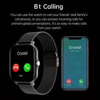 1.83'' For Xiaomi Smart Watch Men Women Gift Full Touch Screen Digital Sport Fitness Track Watches BT Call Smartwatch Wristwatch 2