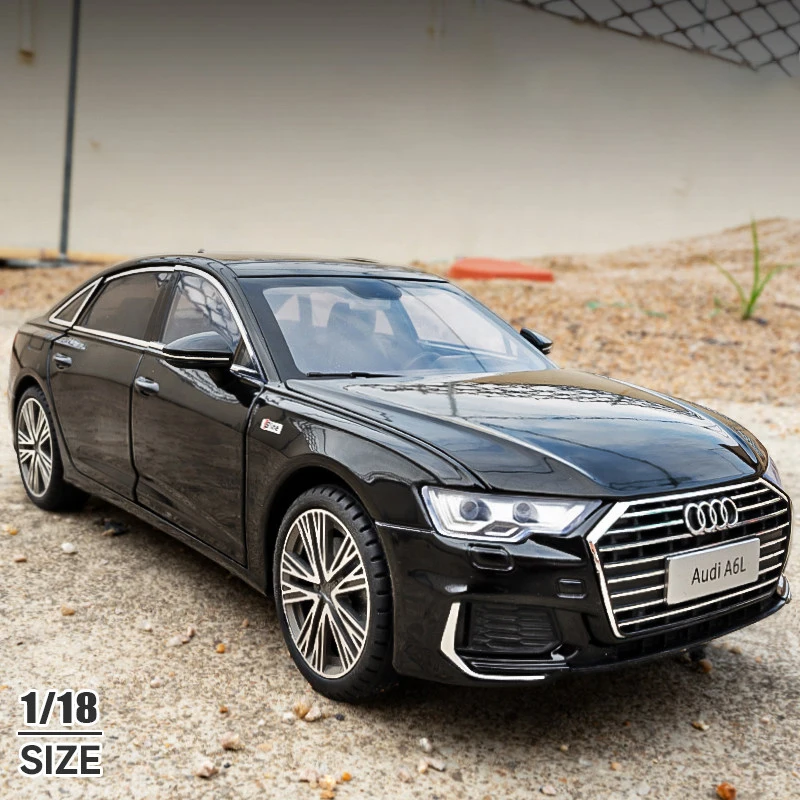 アウディ A6L 1/18 ブラック 1/18 Dealer Edition 2019 Audi A6 A6L (Black) Diecast Car