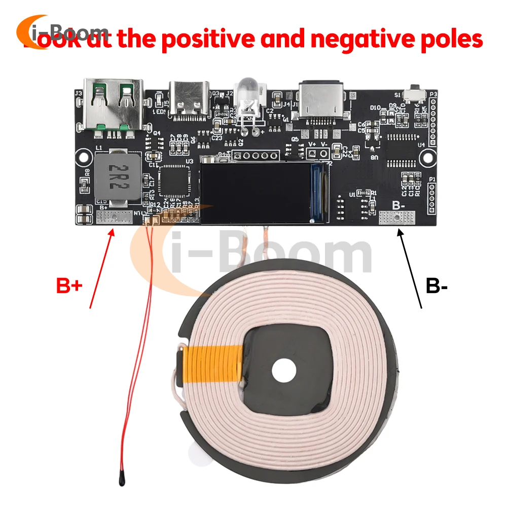 18650 DIY      , ȣ LED ÷ , QC3.0 QC4.0  USB 5A PD   