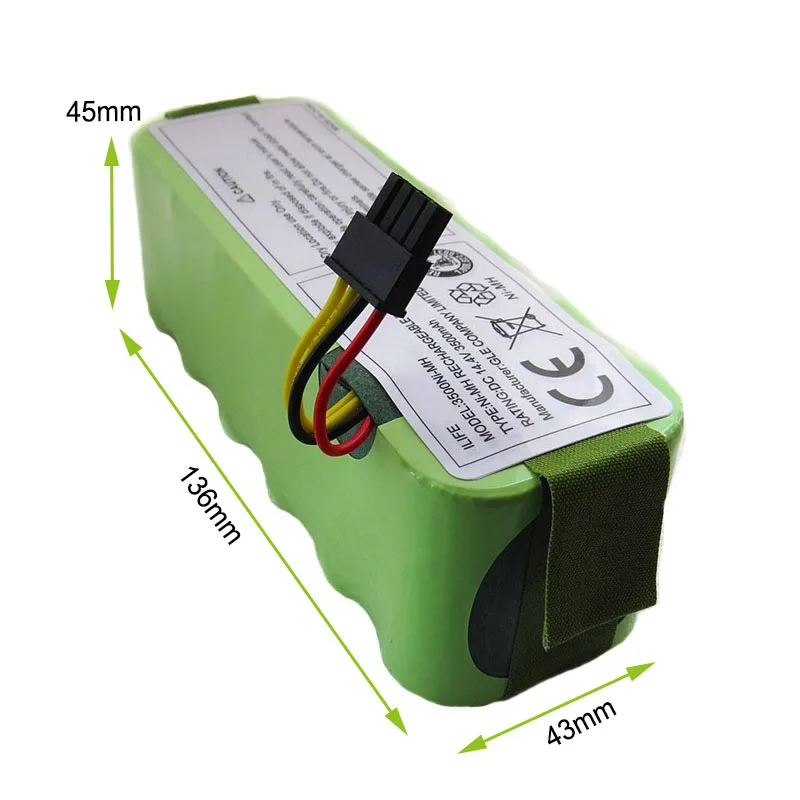 replacement batteries Battery for Kitfort KT504 Haier T322 T321 T320 Panda X500 X580 X600 Ecovacs Mirror CR120 Dibea Robotic Vacuum Cleaner 3500mAh lithium battery pack