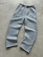 New Y2K Pants Personalized Pant Leg Zipper Embroidery Hip Hop Casual Joggers Men Pants Retro Straight Pants Tracksuit Streetwear - Image 3