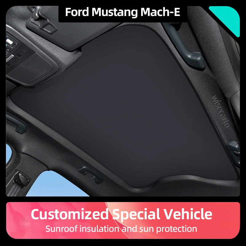 Ford Mustang Mach-E Isolamento Termico Per Auto Tetto Apribile Parasole Blocco Parasole Tetto Auto Protezione Solare, Tetto Apribile Vetro Isolante Te