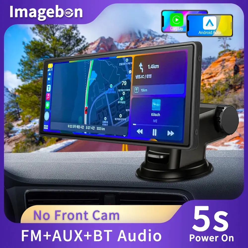 Universal 10.26 "Dash Cam Wireless Carplay E Android Auto Car Dvr Autoradio Lettore Video Wifi Multimediale Per Apple O Android
