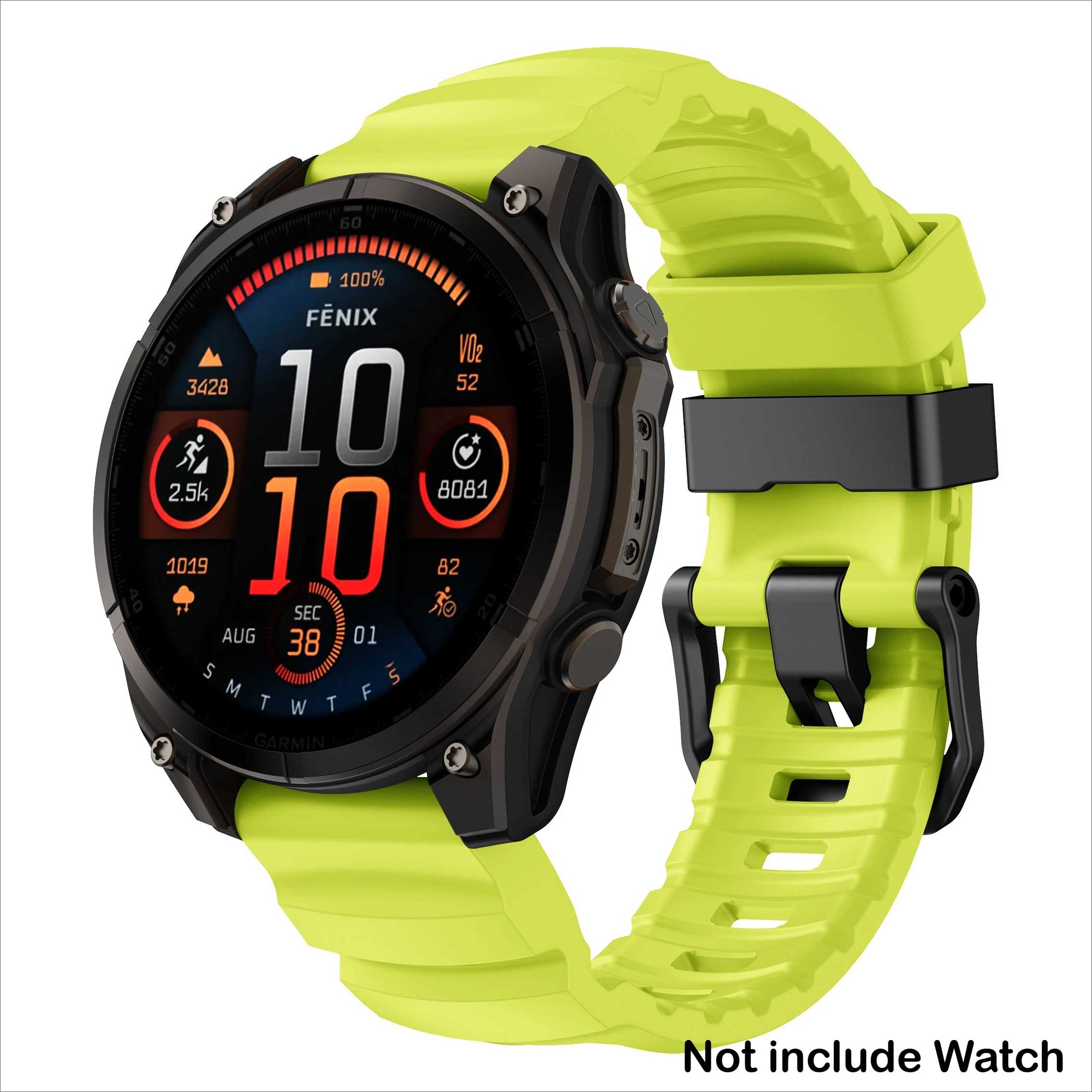 Premium Silicone QuickFit Watch Strap - 26mm/22mm - Universal Fit