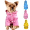 Summer Outdoor Puppy Pet Rain Coat S-XL Hoody Waterproof Jackets PU Raincoat  Dogs Cats Apparel Clothes Wholesale 1