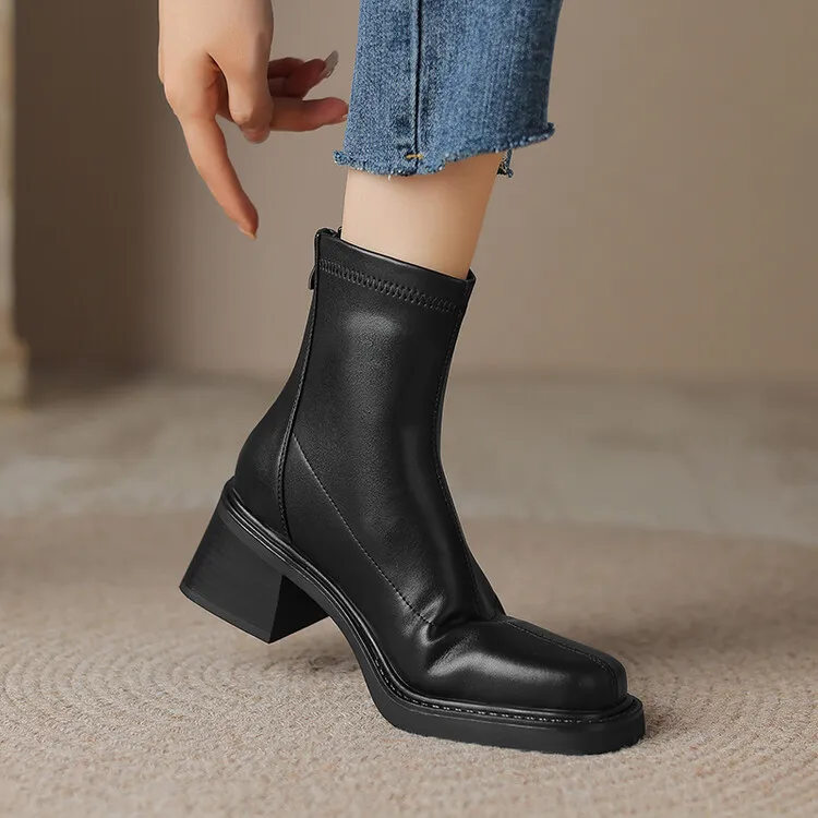 

Ботильоны женские с резиновой подошвой, роскошные дизайнерские полусапожки белого цвета, на молнии сзади, модная обувь с микрофоном, большие размеры