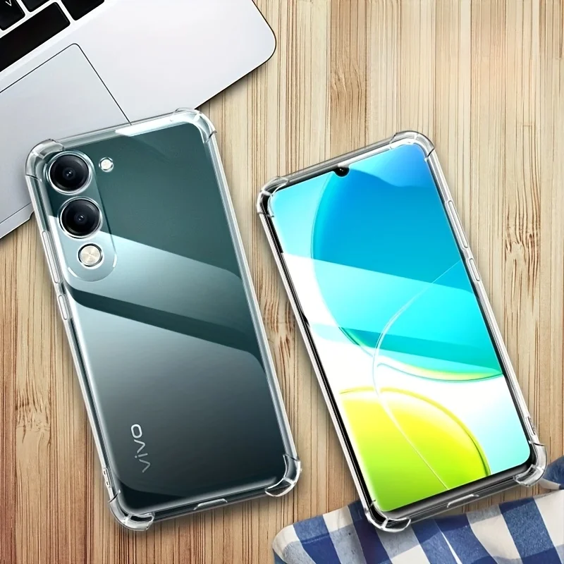 Clear Soft TPU Silicone Back Cover, Transparent Phone Case