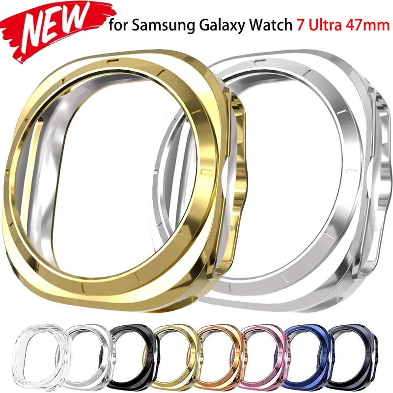 Enhanced Protective TPU Smartwatch Case Cover - Soft and Durable Shell
