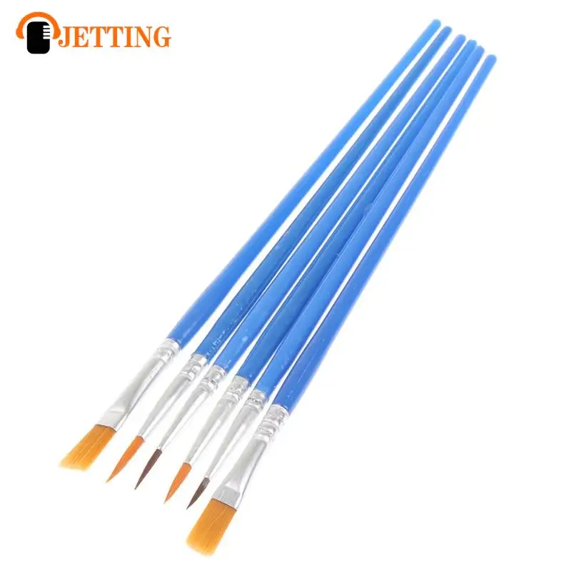 상세한 회화를 위한 나일론 머리 작은 솔 부피를 가진 50pc 편평한 페인트 솔