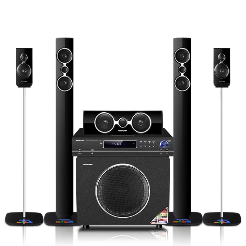Home Theater System 5.1 Surround Set Living Room TV Audio Vertical