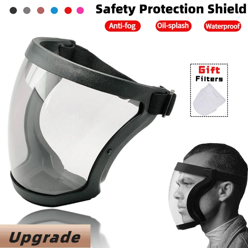 TransparentSecurityprotectionFullFaceShieldKitchenAntisplash