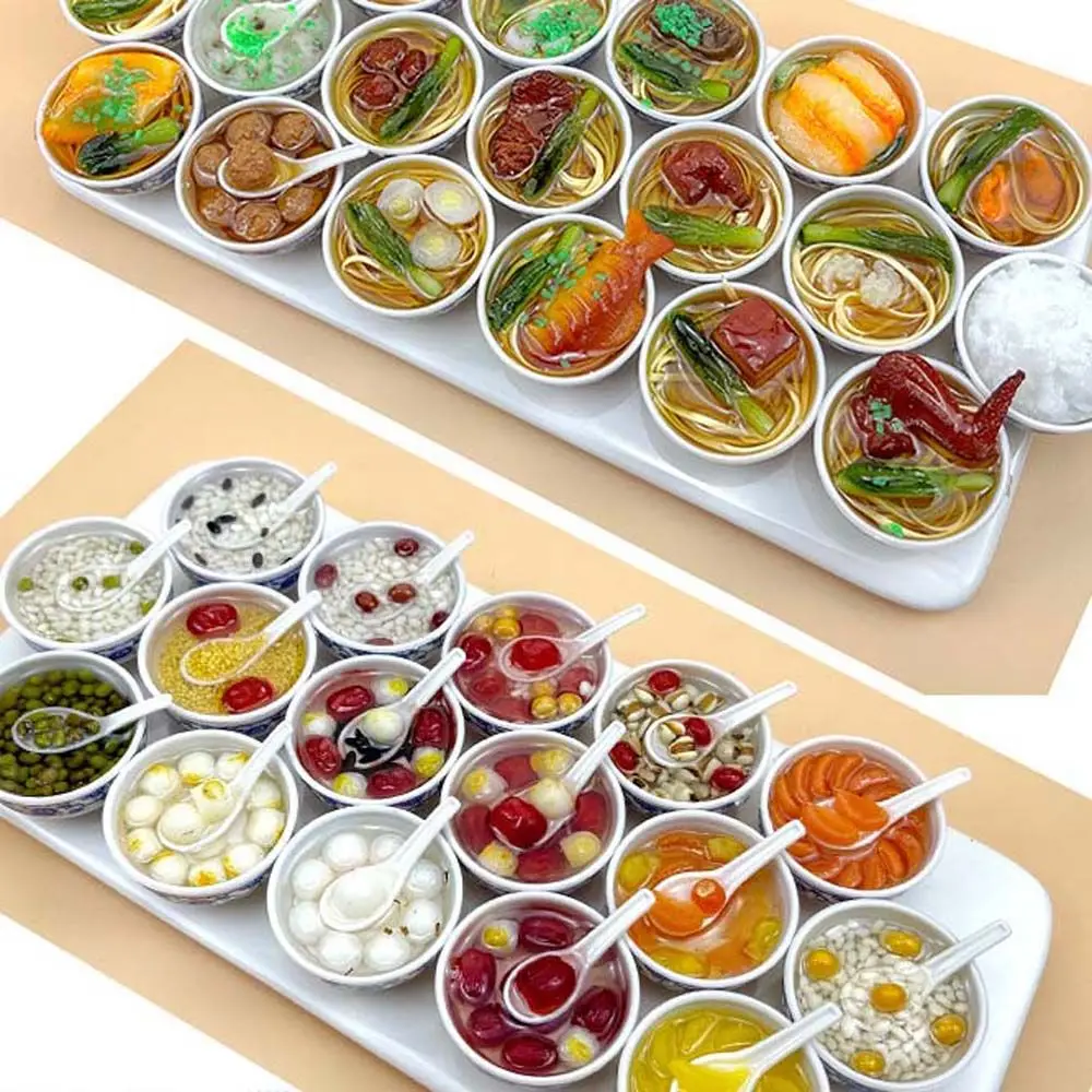 Kitchen Toys Pretend Kitchen Toys Pretend Food Toys Doll House Toys Ornament Craft Pretend Play Toy Children Crafts Doll House Food Kitchen Kids Toys Kitchen Accessories Toy Dollhouse MIniature