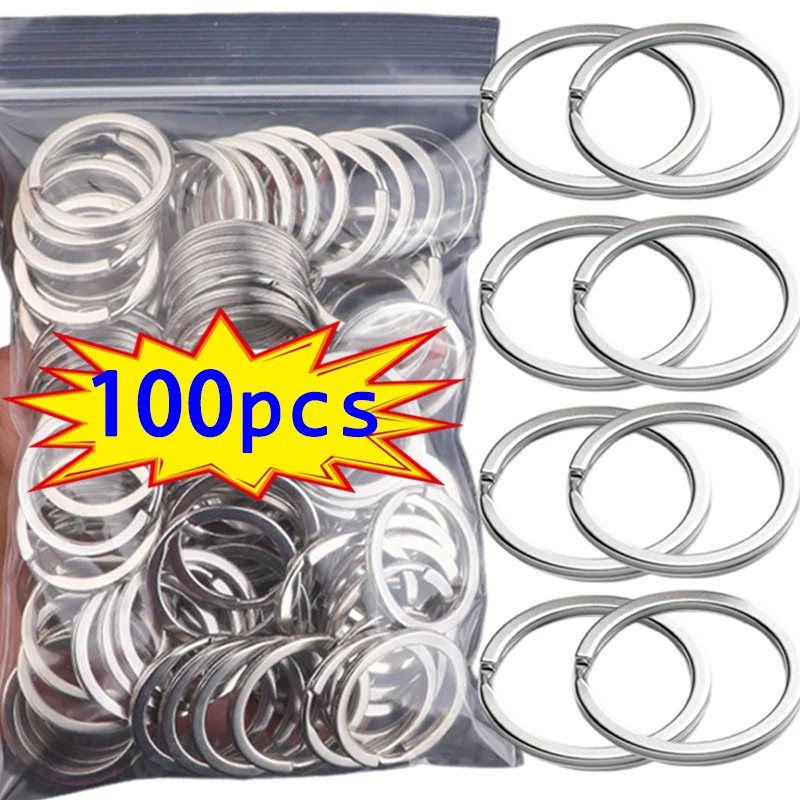 Porte-clés Fendus En Acier Inoxydable : Matériel D'artisanat