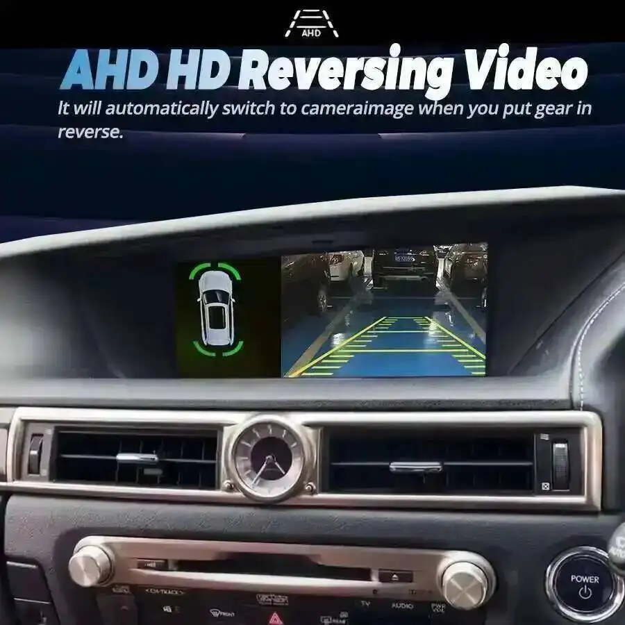 Pantalla CarPlay para Lexus GS200 GS250 GS300 GS350 GS450 2012-2020 Android 14 Bluetooth 12,3 pulgadas RHD reproductor de vídeo Multimedia 2